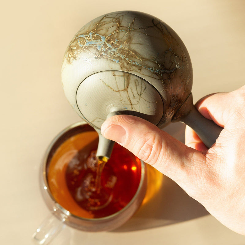 Blue Mogake Tokoname Teapot hover image